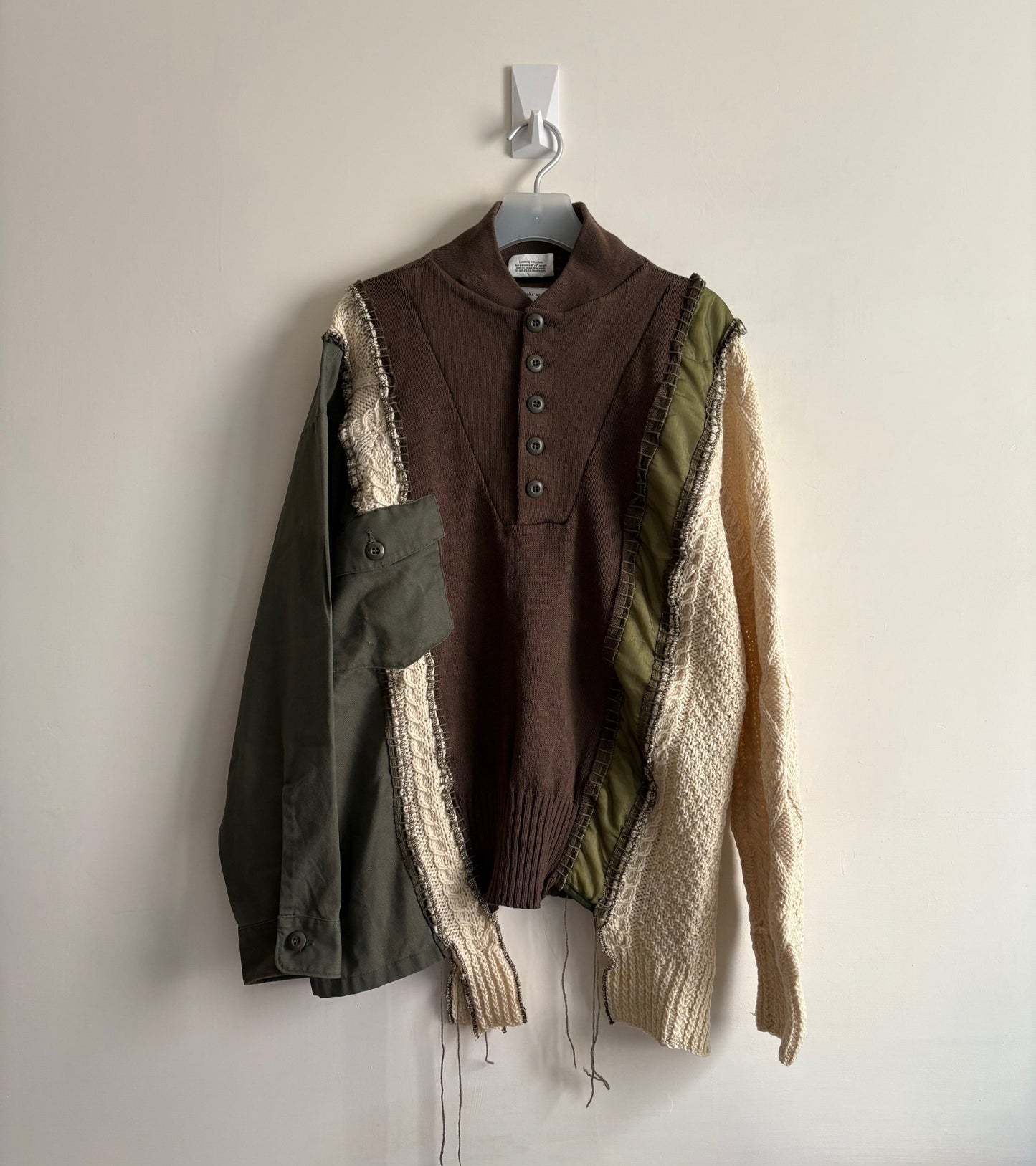 Patchwork Knitted Sweater