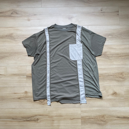 Patchwork Pocket T-shirt (Sand)