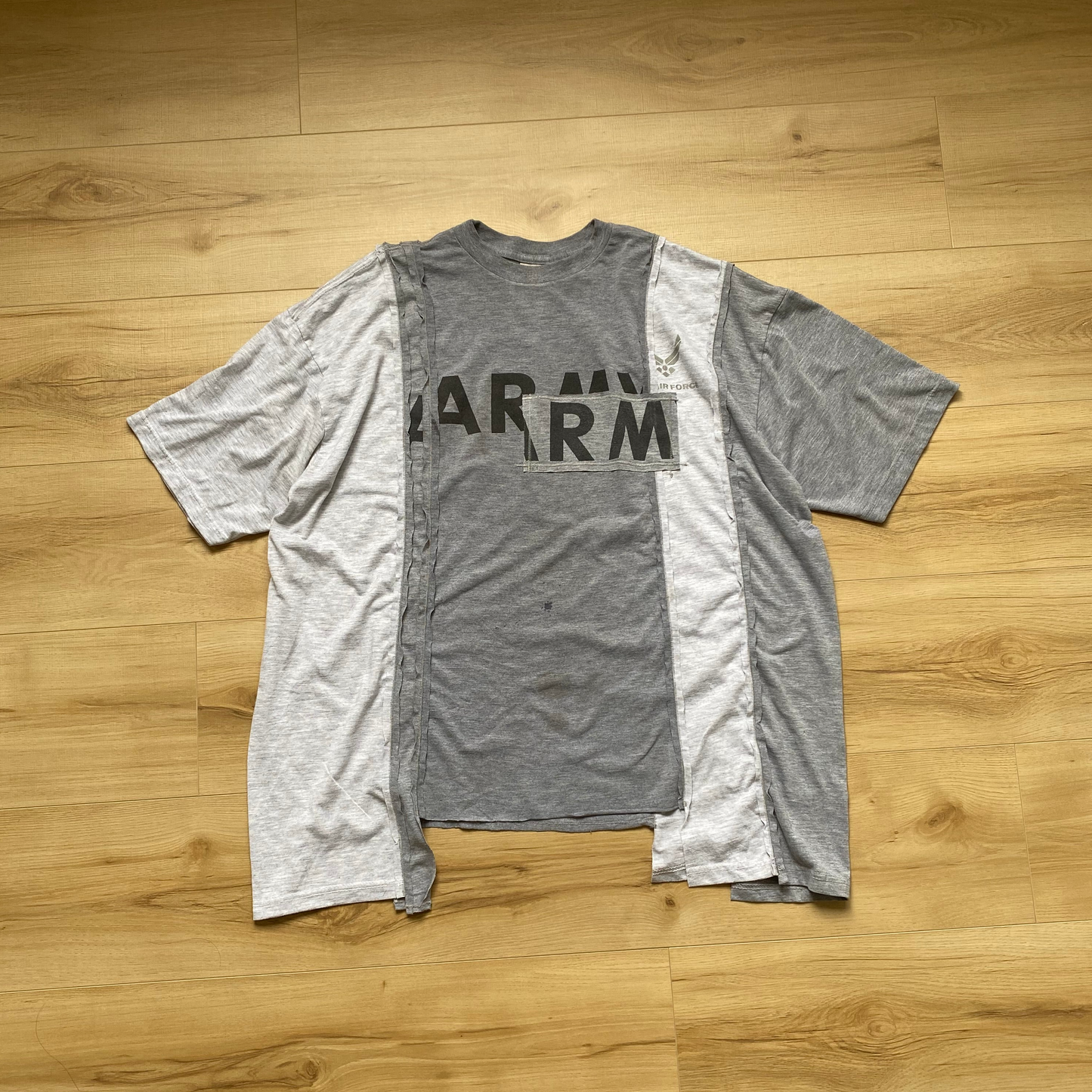 Patchwork T-shirt (Gray)