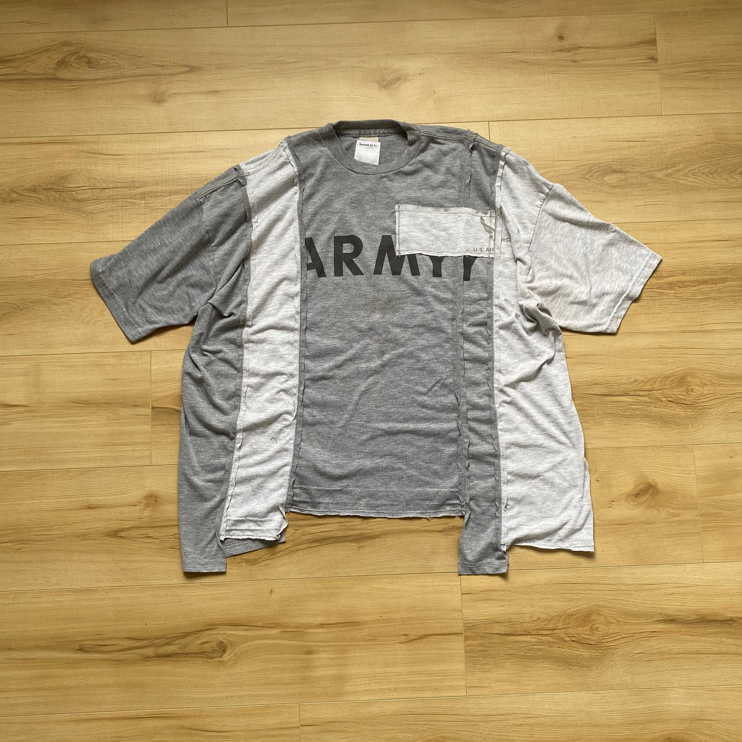 Patchwork T-shirt (Gray)