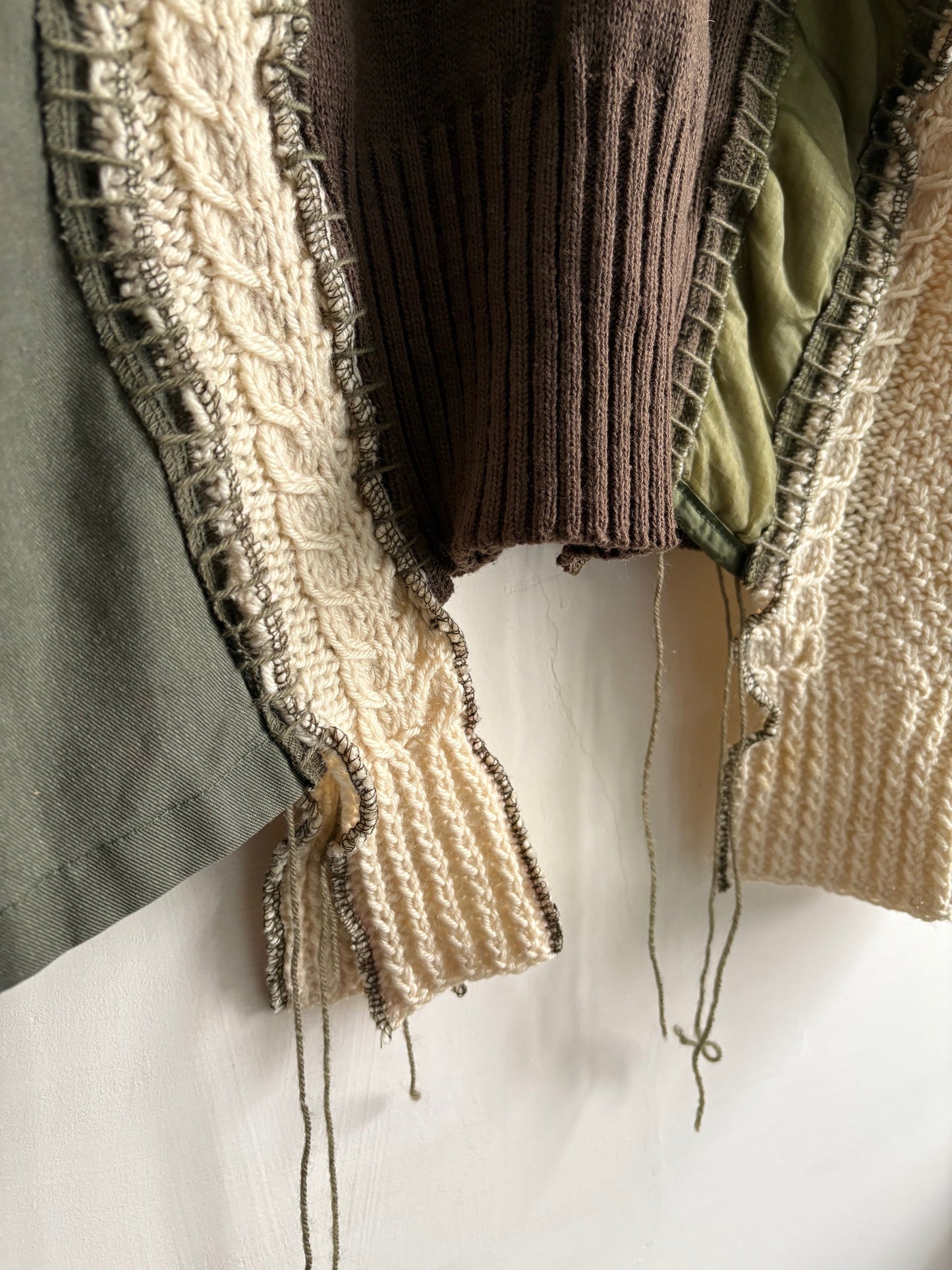Patchwork Knitted Sweater