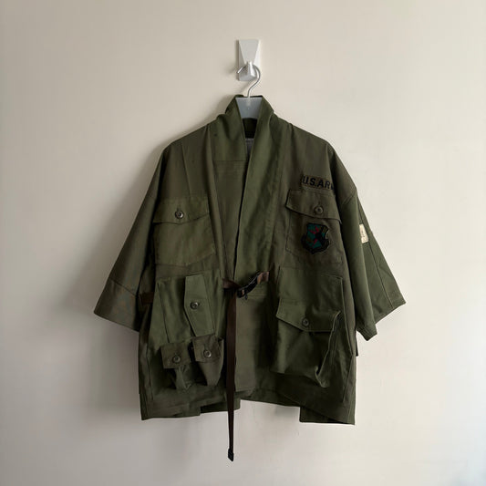 Multi-Pockets HAORI Shirt