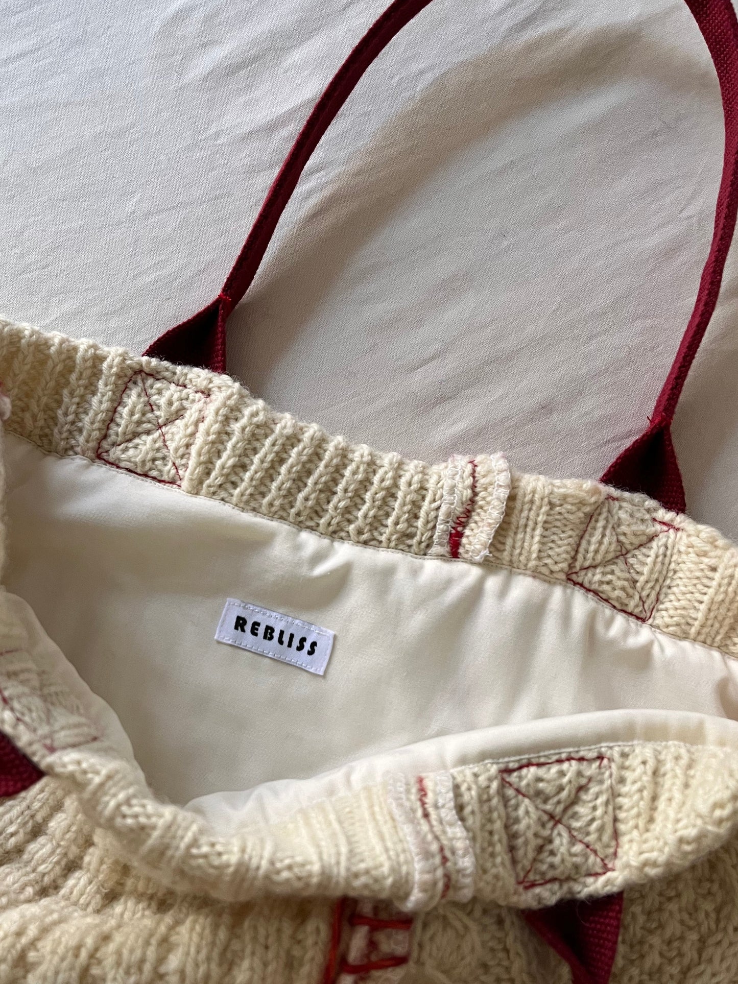 REBLISS 006 Aran Sweater bag