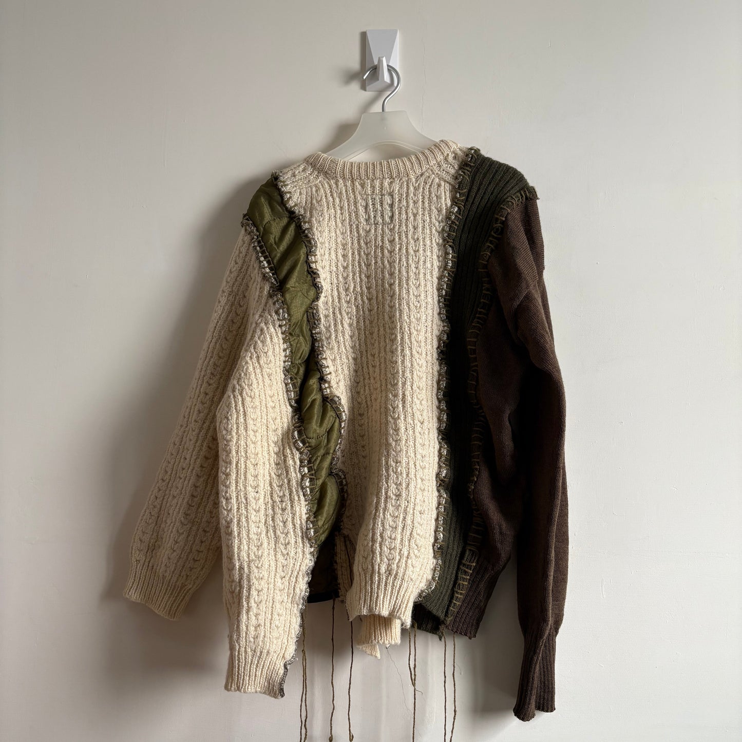 Patchwork Knit Sweater