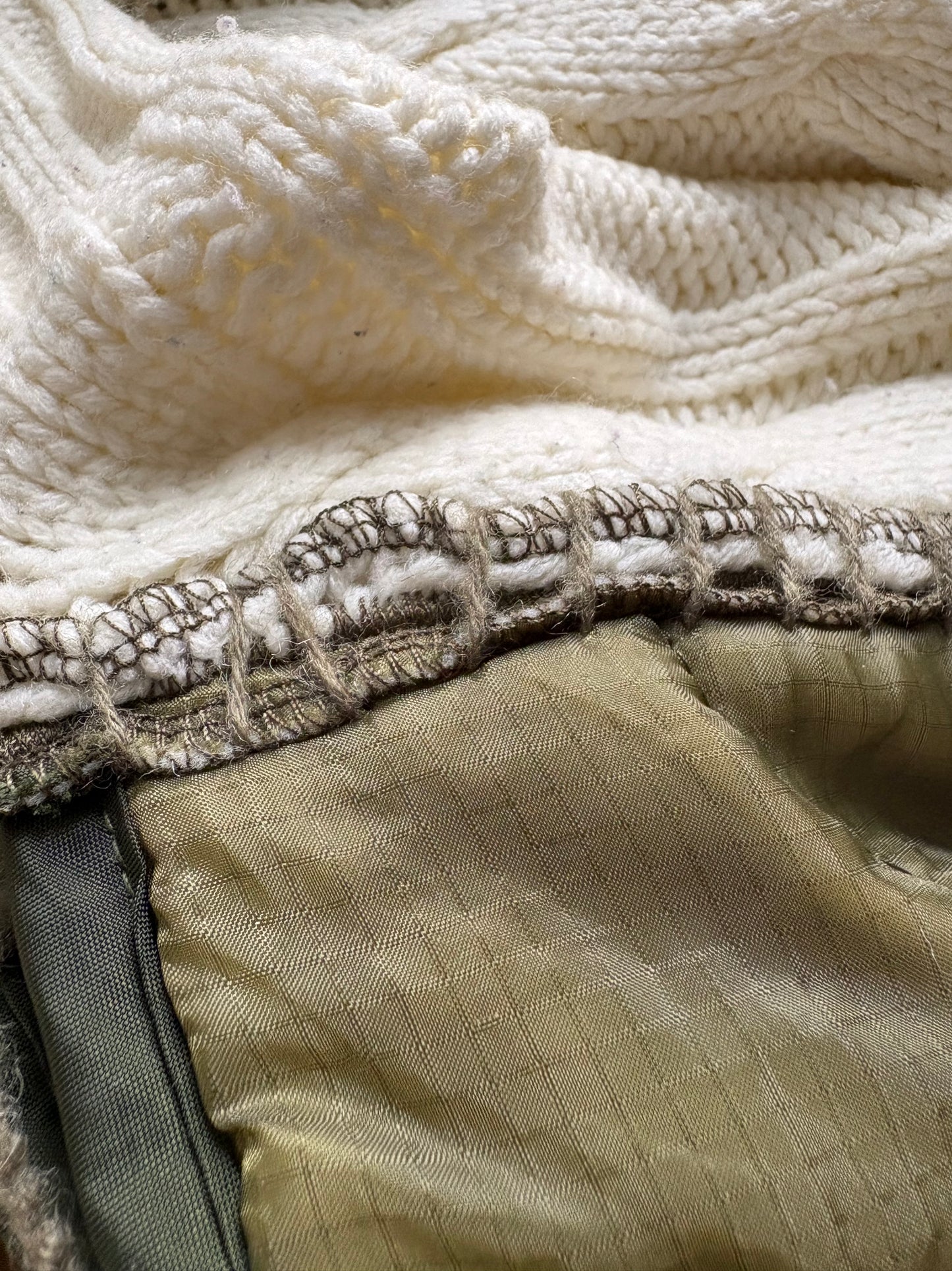 Patchwork Knit Sweater