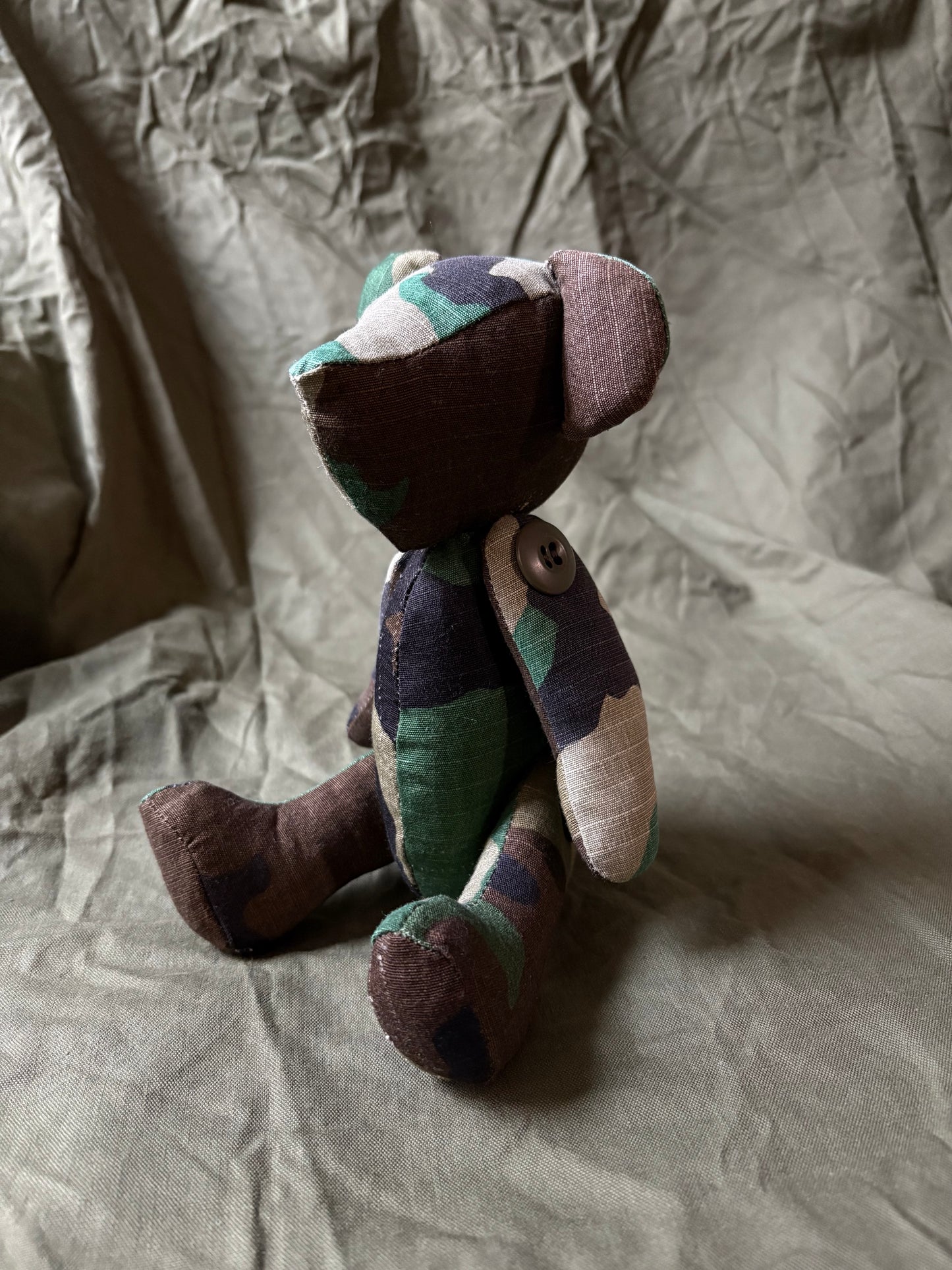 Handmade Teddy Bear Camo