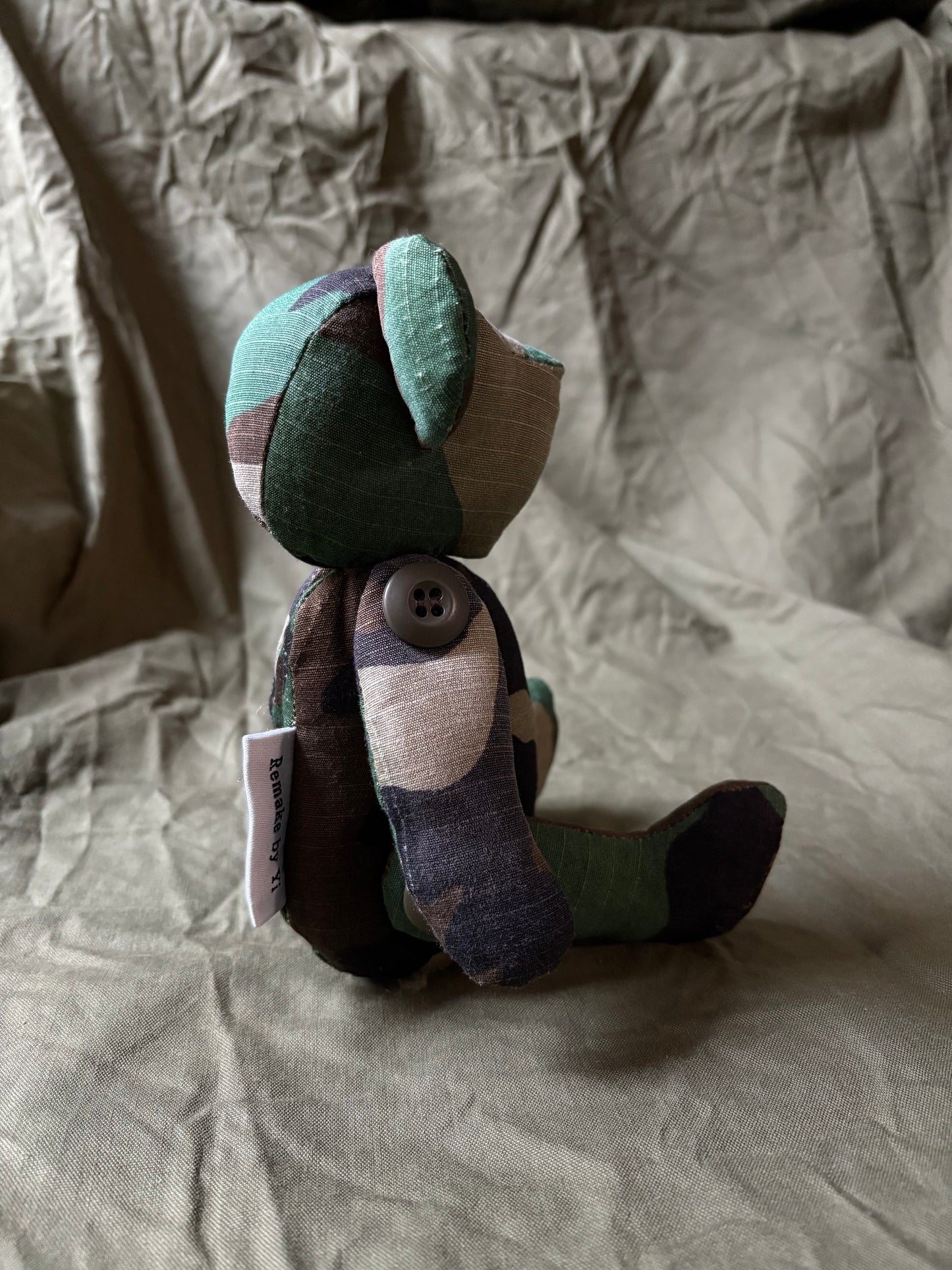 Handmade Teddy Bear Camo