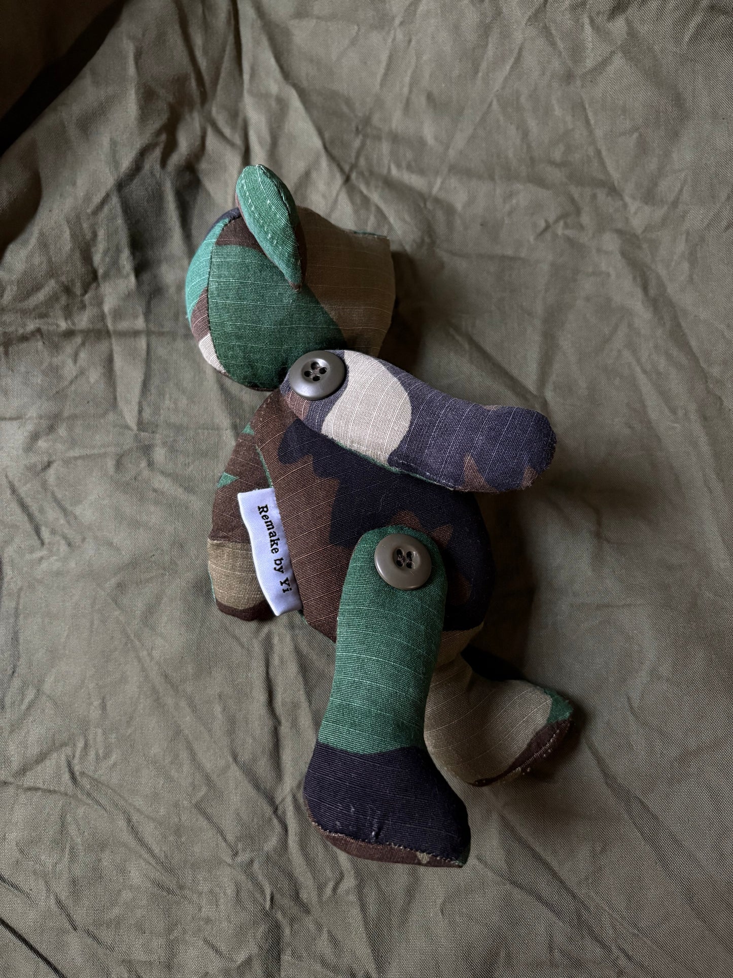 Handmade Teddy Bear Camo