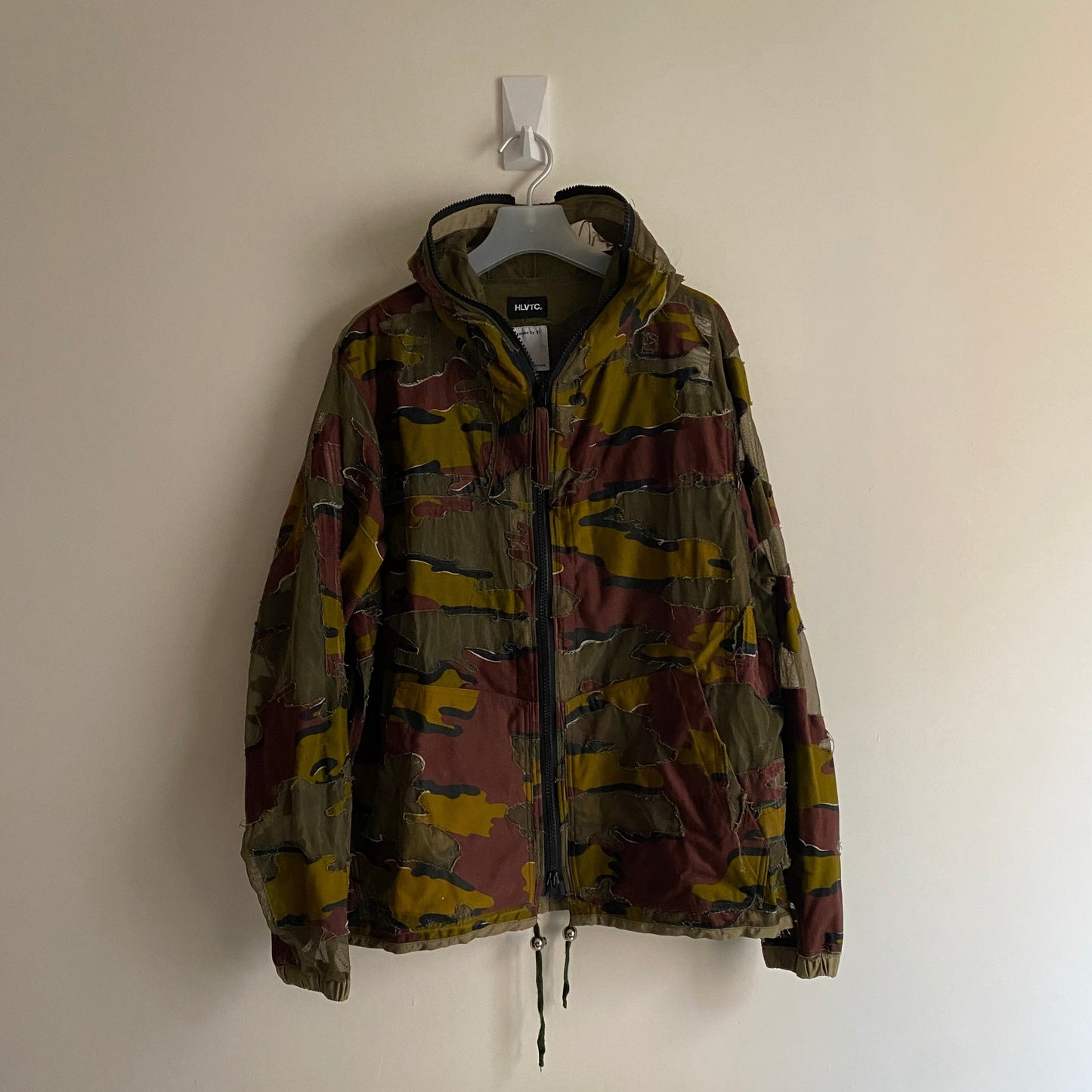 Hand Cut Camo Mesh Jacket