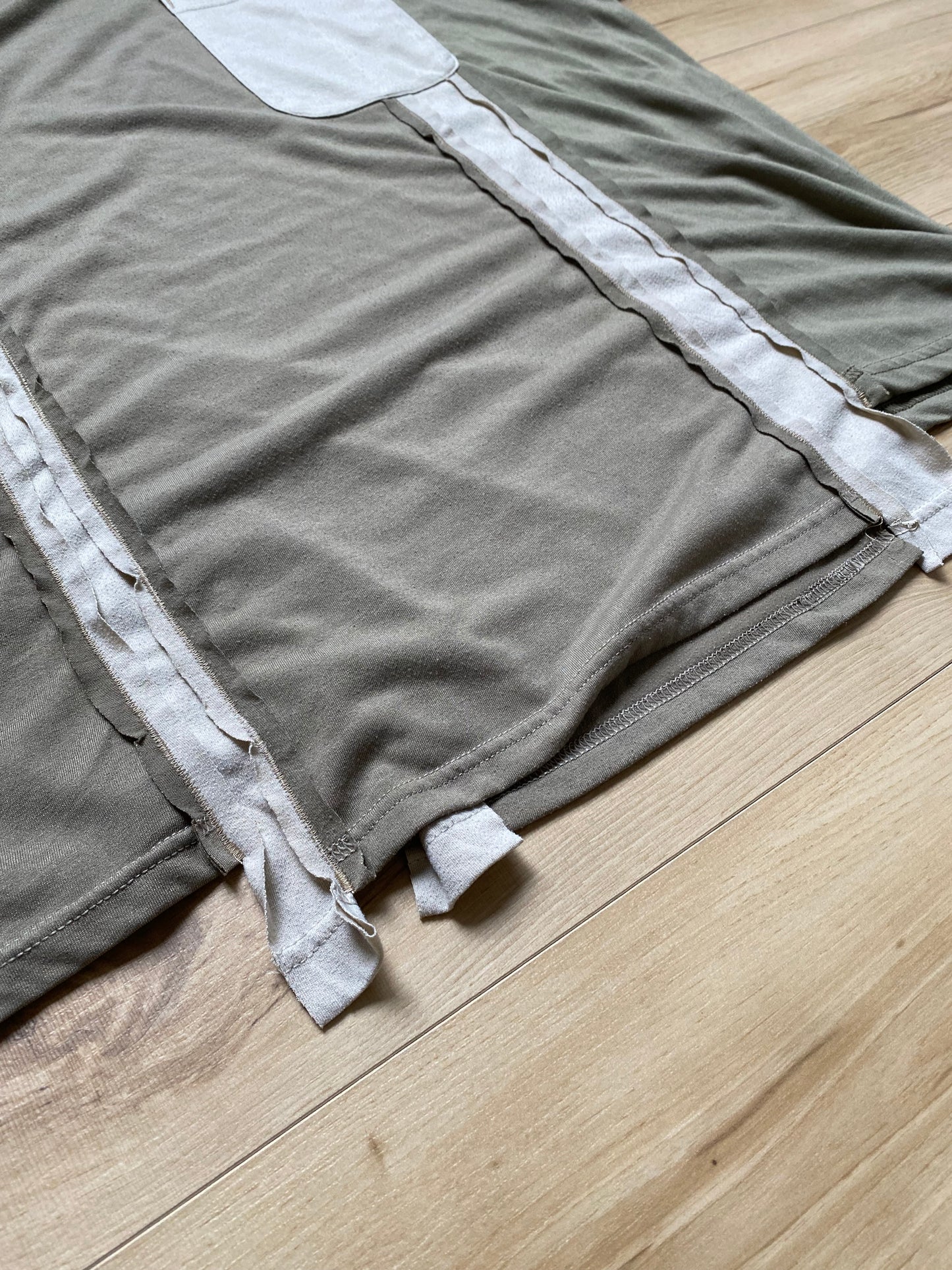 Patchwork Pocket T-shirt (Sand)