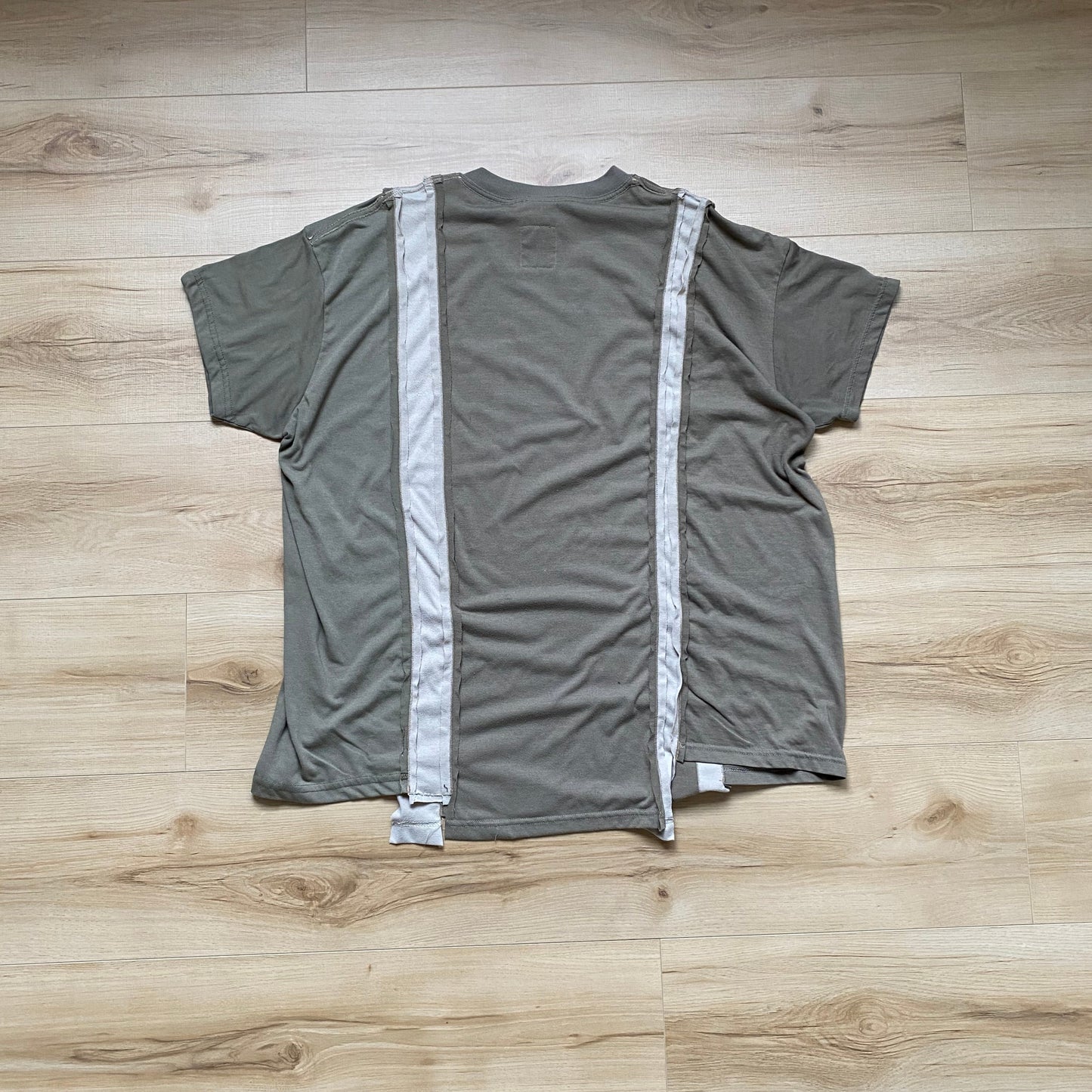 Patchwork Pocket T-shirt (Sand)